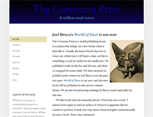Tablet Screenshot of coronzon.com